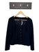 Ralph Lauren Black Size 8 Navy Wool Button Down Scoop Neck Jacket Navy / 8