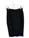 Dolce & Gabbana Size 28 Black Polyester Blend Back Zip Pencil Skirt Black / 28