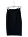 Dolce & Gabbana Size 28 Black Polyester Blend Back Zip Pencil Skirt Black / 28