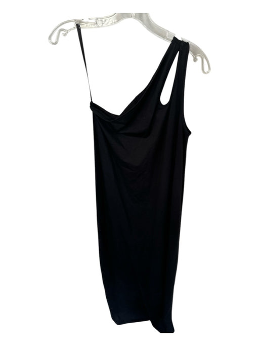 Lou Lou Studio Size S Black Cotton One Shoulder Maxi Dress Black / S