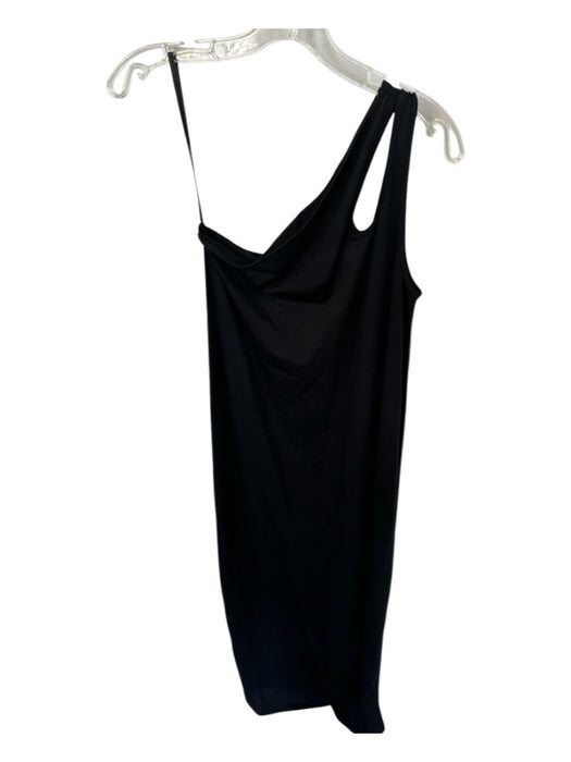 Lou Lou Studio Size S Black Cotton One Shoulder Maxi Dress Black / S