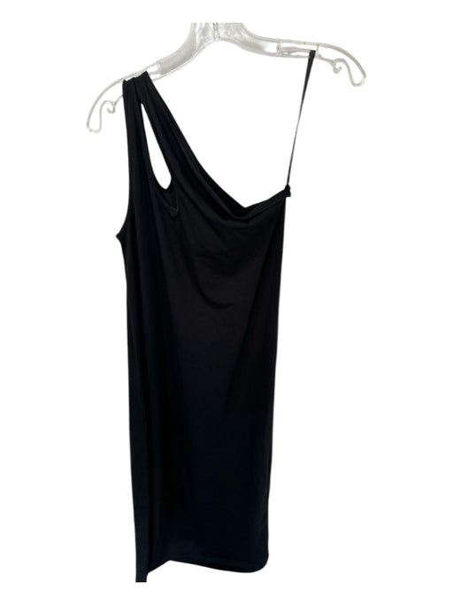 Lou Lou Studio Size S Black Cotton One Shoulder Maxi Dress Black / S