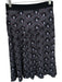 Prada Size 38 Black & Purple Viscose Blend Kaleidoscope A Line Skirt Black & Purple / 38
