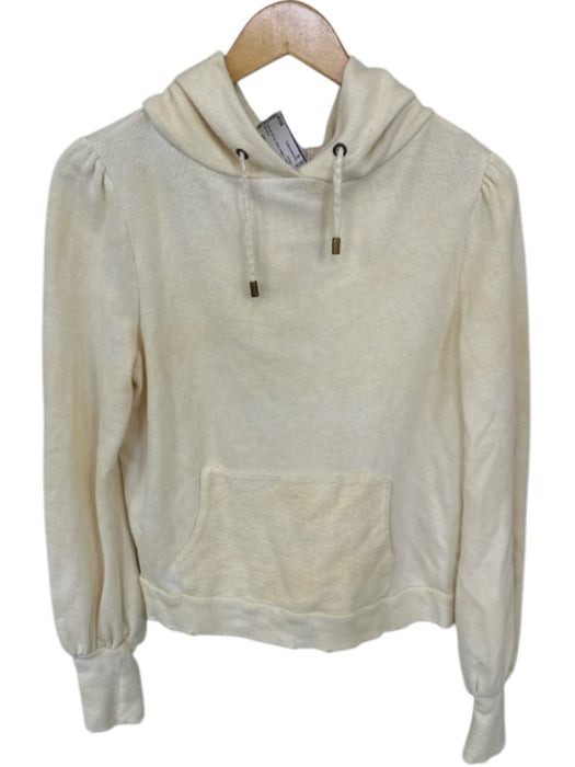 Loveshackfancy Size S Yellow Cotton Hood Tie Dye distressed Sweatshirt Yellow / S