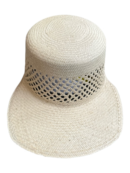 Lina Osorio Tan Straw Hat Tan / M