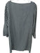 Tibi Size 6 Black & White Viscose Long Balloon Sleeve Checkered Dress Black & White / 6