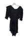 Misa Size S Black Cotton 3/4 Sleeve Eyelet Ruffles Maxi Dress Black / S