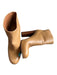 Celine Shoe Size 37 Camel Leather Stacked Heel Booties Camel / 37