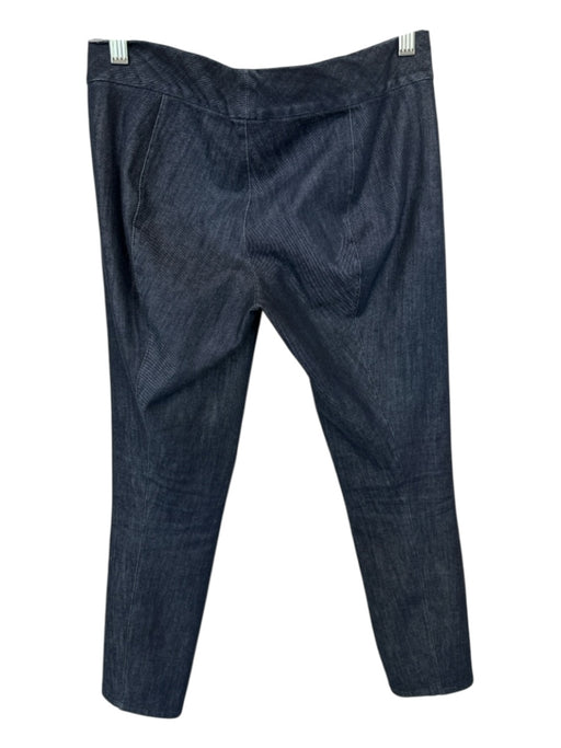 The Row Size S Dark Wash Cotton Blend Elastic Waist Straight Leg Cropped Jeans Dark Wash / S