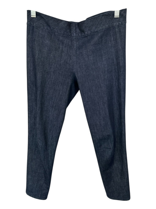 The Row Size S Dark Wash Cotton Blend Elastic Waist Straight Leg Cropped Jeans Dark Wash / S