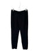 Ganni Size 38 Black Polyester High Waist Textured Trouser Pants Black / 38