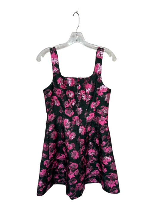 Lilly Pulitzer Size 4 Green & Pink Polyester Blend jaquard Flowers Dress Green & Pink / 4