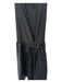 Diane Von Furstenberg Size 8 Black Silk Sequins Drawstring Dress Black / 8