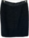 Viktor & Rolf Size Est M Black Textured Side Zip Pencil Skirt Black / Est M