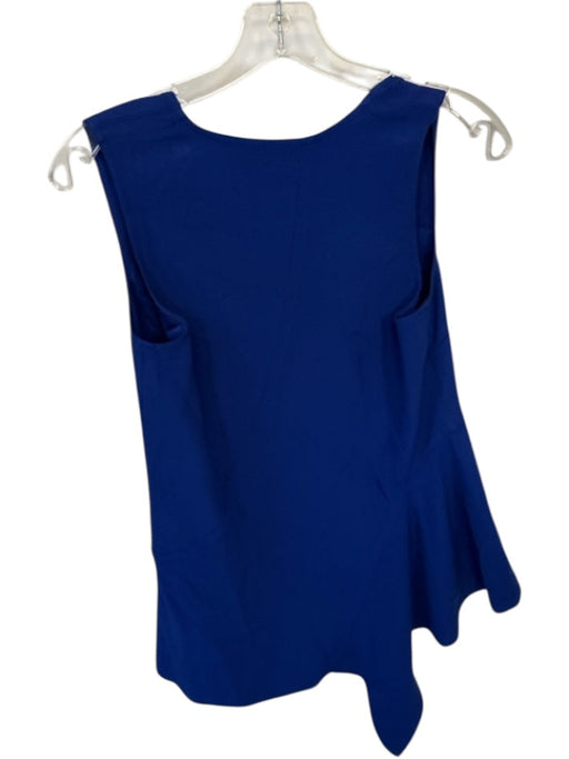 Proenza Schouler Size 2 Electric Blue Acetate Blend Sleeveless V Neck Top Electric Blue / 2