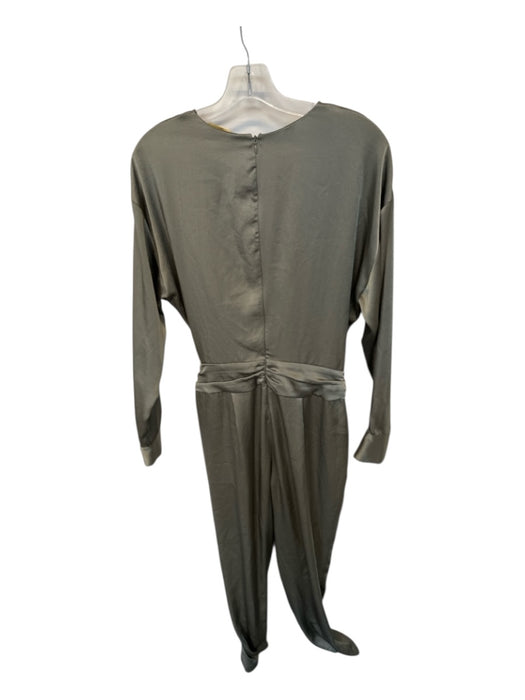 Ramy Brook Size 6 Sage green Polyester Long Sleeve Belted Back Zip Jumper Sage green / 6