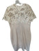 Lela Rose Size 16 Cream & Blush Lace Top Back Zip Midi Dress Cream & Blush / 16