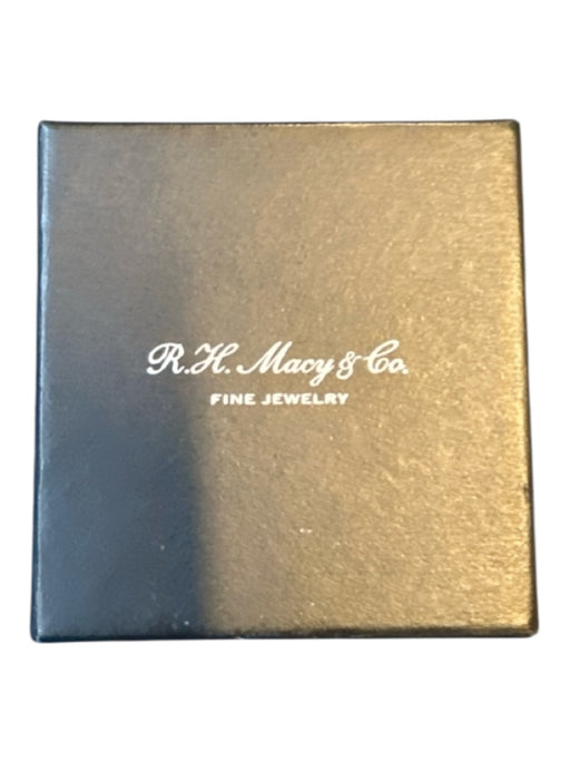 Macy's Gold & Silver Gold Diamonds Anchor Post Back Studs Earrings Gold & Silver