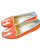 Hadleigh's Shoe Size 36 Orange & White Canvas People loafer Flats Orange & White / 36