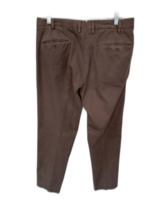 Sid Mashburn Size 35 Brown Cotton Solid Men's Pants Brown / 35