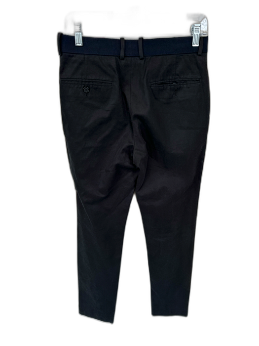Alexander McQueen Size 44 Black Cotton Solid Men's Pants Black / 44