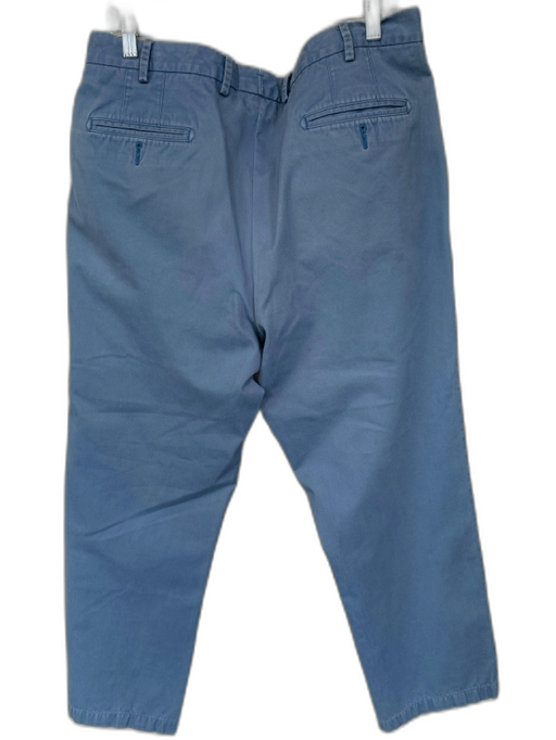 Peter Millar Size 36 Light blue Cotton Solid Khakis Men's Pants Light blue / 36