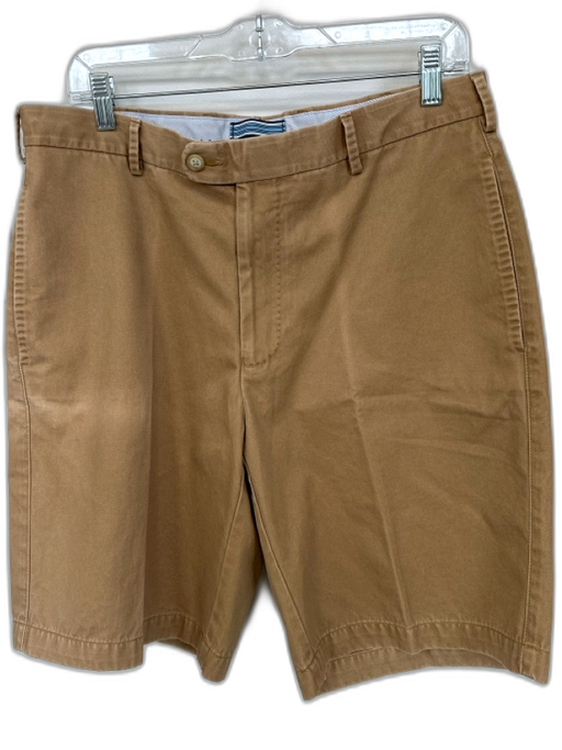 Peter Millar NWT Size 33 Light Brown Cotton Solid Men's Shorts Light Brown / 33