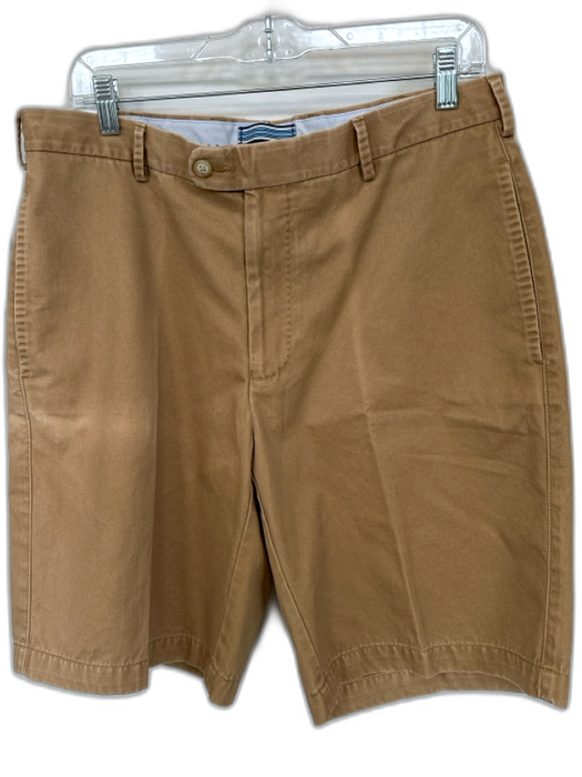 Peter Millar NWT Size 33 Light Brown Cotton Solid Men's Shorts Light Brown / 33