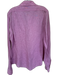 Dsquared Size 52 Purple Flax Blend Solid Button Down Men's Shirt Purple / 52