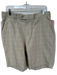 Peter Millar Size 34 Khaki Cotton Grid Men's Shorts Khaki / 34