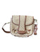 See By Chloe Tan & brown Jute Leather Front Flap GHW Bag Tan & brown / S