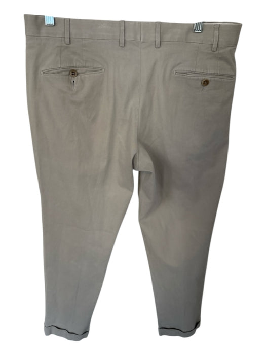 Zanella Size 35 Khaki Cotton Solid Khakis Men's Pants Khaki / 35