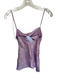 Cinq a Sept Size 2 Purple Silk Rhinestone Strap Cowl Neck Mini Dress Purple / 2