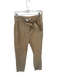 Veronica Beard Size 4 Khaki Cotton High Waist Belted Cargo Pants Khaki / 4