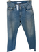 Haikure Size 28 Med Light Wash Cotton Blend Low Rise Straight Leg Raw Hem Jeans Med Light Wash / 28