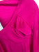 Gucci Size 42 Magenta Rayon Long Sleeve Hook & Eye Top Magenta / 42
