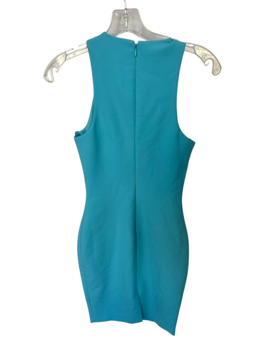 Elizabeth & James Size 0 Aqua Polyester Blend Sleeveless Back Zip Dress Aqua / 0