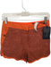 Rag & Bone Size 0 Orange & Brown Linen Houndstooth High Waist Shorts Orange & Brown / 0