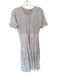 Loveshackfancy Size S Blush Pink Cotton Short Sleeve Lace Button Down Maxi Dress Blush Pink / S