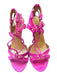 Aquazzura Shoe Size 35 Purple Suede Stiletto lace up Sandals Purple / 35