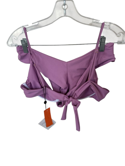 Skatie Brand Size L/XL Purple Recycled Polyester Blend Underwire Bikini Swimsuit Purple / L/XL