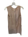 Theory Size 2 Tan Linen Sleeveless Front Pockets Dress Tan / 2