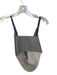 Anna October Size M Gray & Cream Polyester Blend Corset Sleeveless Top Gray & Cream / M