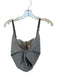 Anna October Size M Gray & Cream Polyester Blend Corset Sleeveless Top Gray & Cream / M