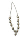 Silver Sterling Silver Chunky Beads Long Necklace Silver