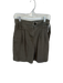 Tibi Size 2 Gray Cotton High Waist Belted Bermuda Shorts Gray / 2