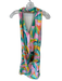Show Me Your Mumu Size XXL Multi Polyester Halter Neck Leaves Open Back Dress Multi / XXL