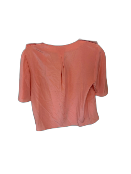 Joie Size XS Peach Silk Short Sleeve Buttons Top Peach / XS
