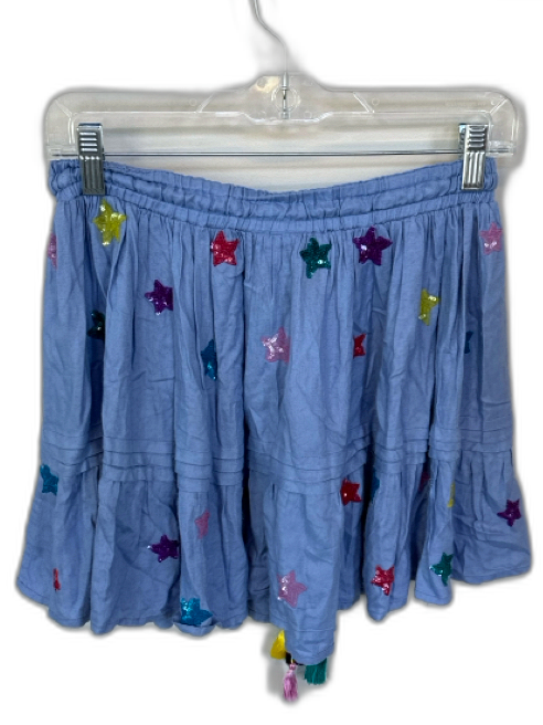Rococo Sand Size S Blue & Multi Viscose Drawstring stars Sequins Mini Skirt Blue & Multi / S
