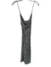 One 33 Social Size 4 Silver Sequin Spaghetti Strap Gown Silver / 4